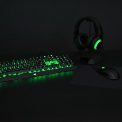 Razer雷蛇 太攀皇蛇+黑寡妇蜘蛛X 机械键盘鼠标电竞游戏套装 酷黑包装 三色灯光系统 顺丰包邮